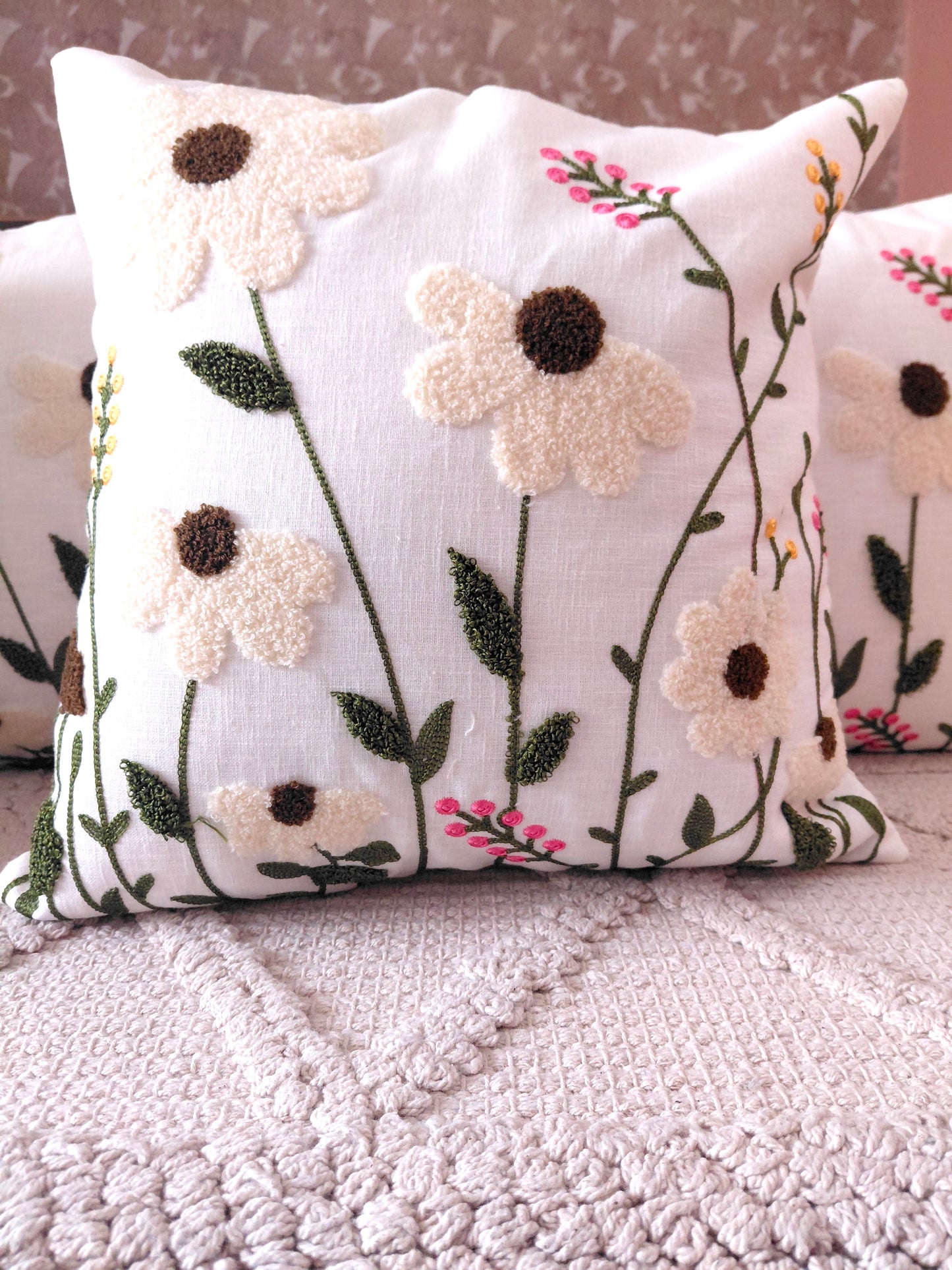 Floral Cushion Covers - Milkyway