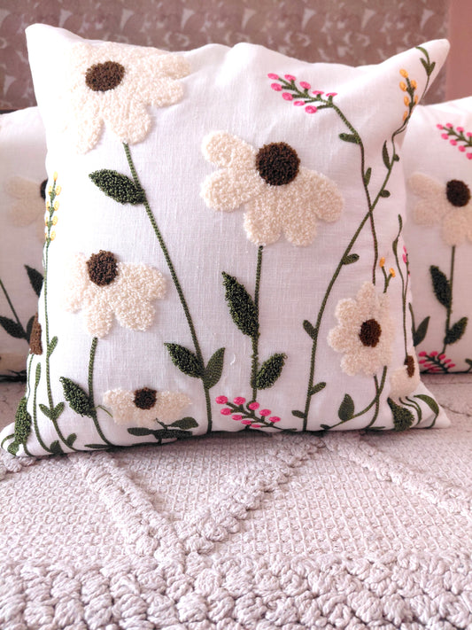 Floral Cushion Covers - Milkyway