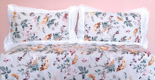 Delia - Lace Cotton Bedsheet