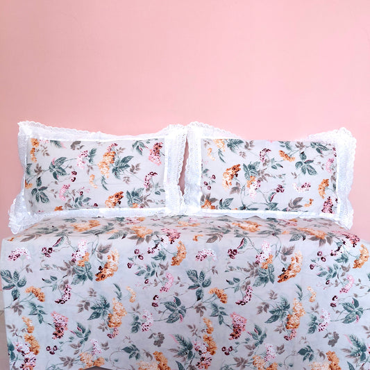 Delia - Lace Cotton Bedsheet