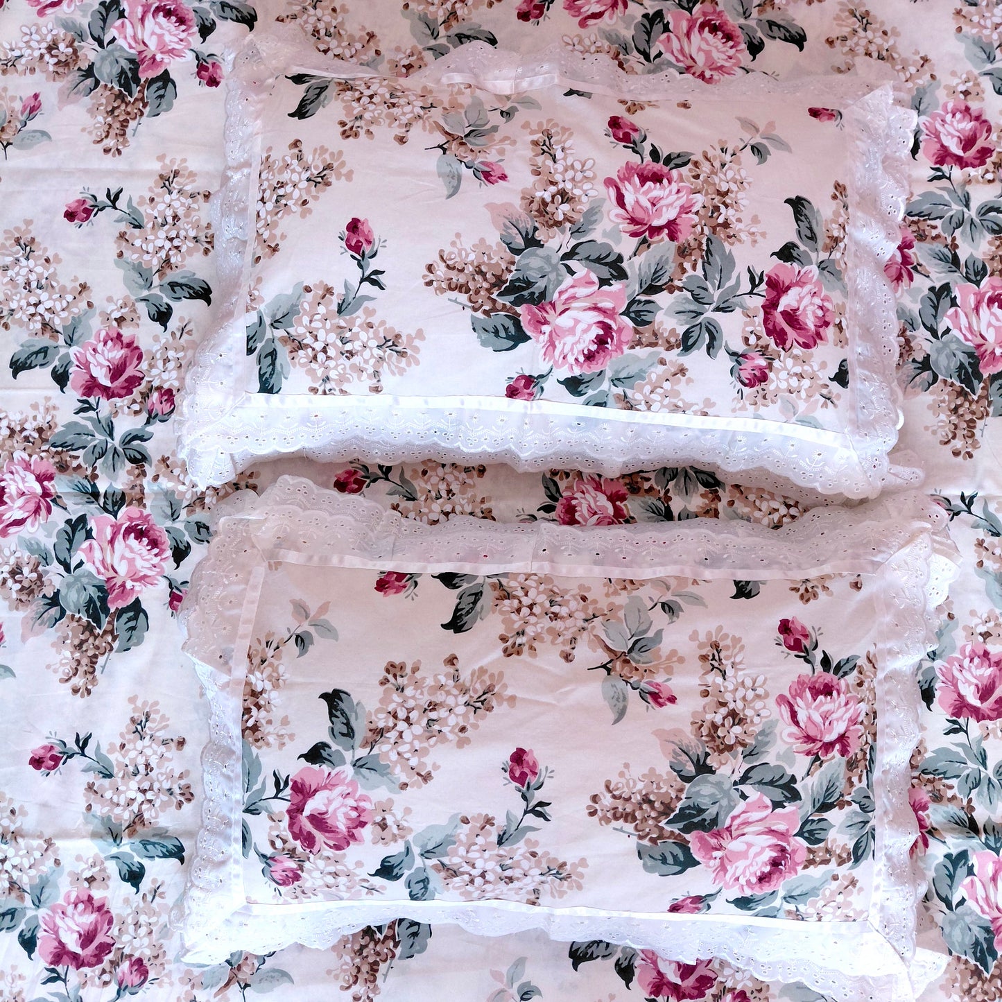 English Rose - Lace Cotton Bedsheet