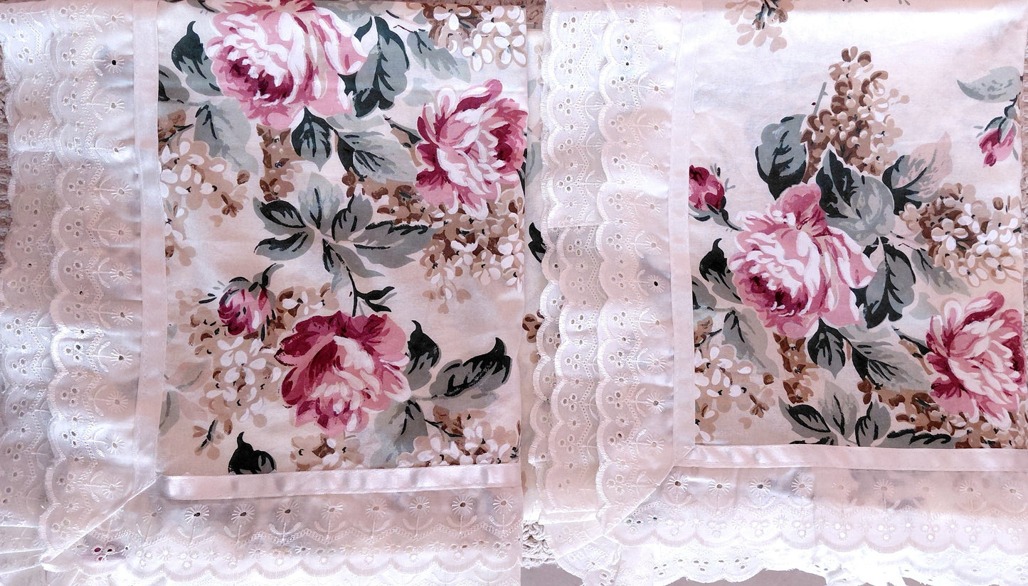English Rose - Lace Cotton Bedsheet