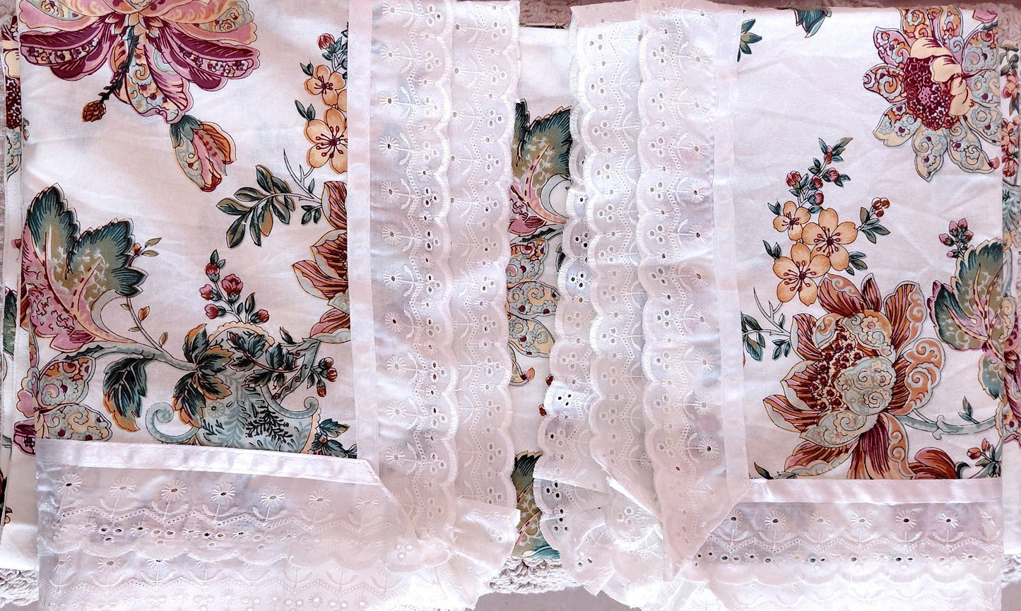 Gardenia - Lace Cotton Bedsheet