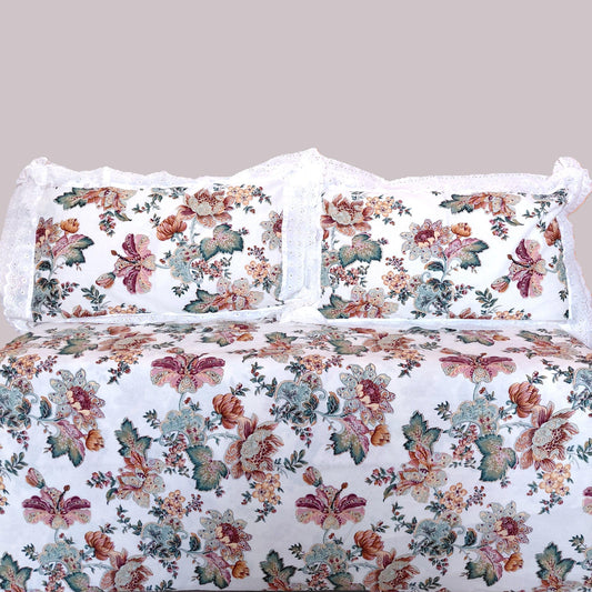 Gardenia - Lace Cotton Bedsheet